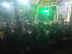 Pesta Malam di Desa Pendingan Dibubarkan Aparat