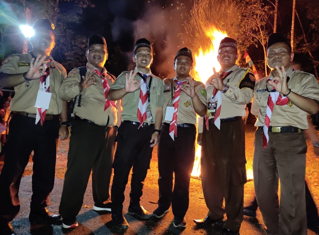 Pemuda Karang Taruna Sukakarya Berprestasi di KML Kepramukaan