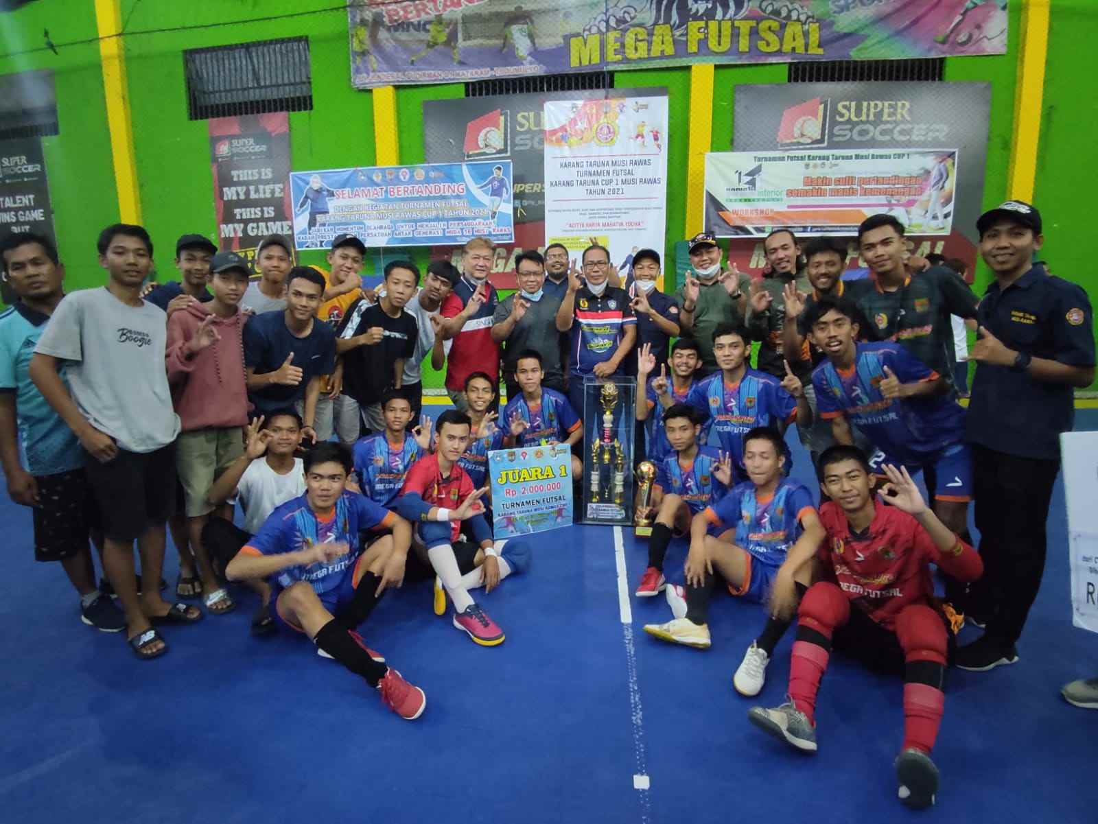 Tim Tasamura Juara Turnamen Futsal Karang Taruna