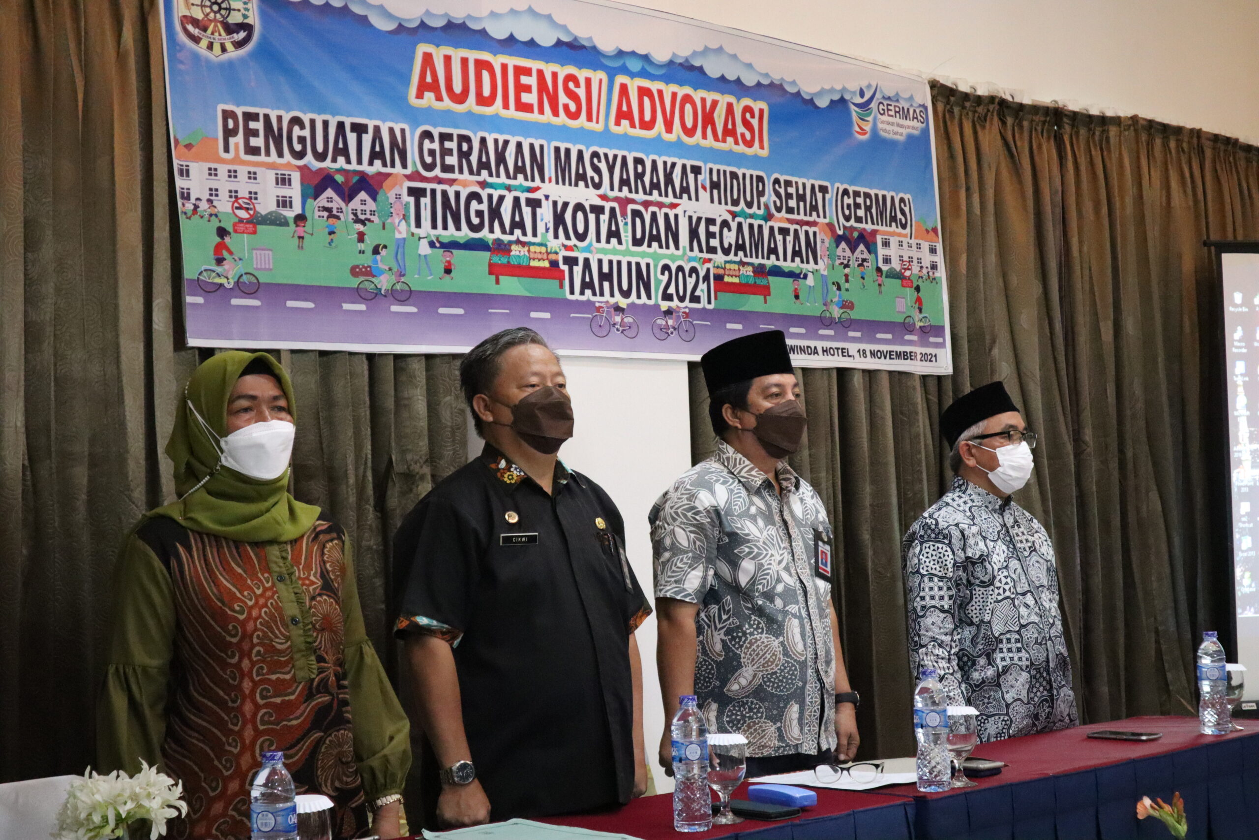 Asisten III Buka Kegiatan Audiensi/Advokasi Penguatan GERMAS