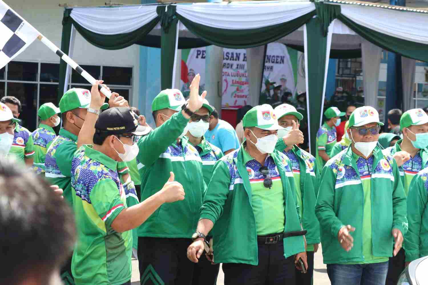 Baju Berwarna Hijau, Pertanda Baik Bagi Kontingen Lubuklinggau