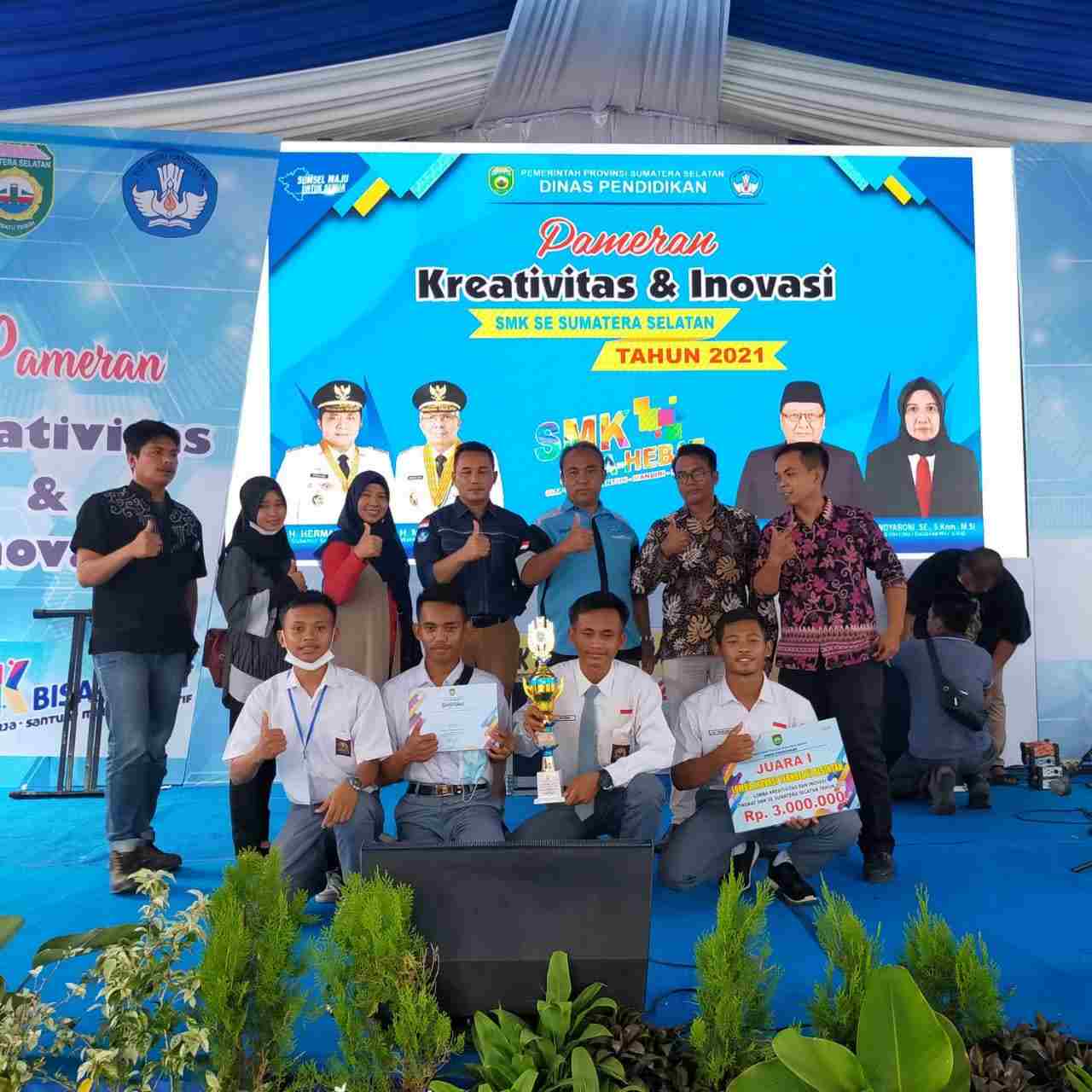 SMKN 4 Juara I Bidang Alsintan dan  Juara II Bidang Kriya Tingkat Sumsel