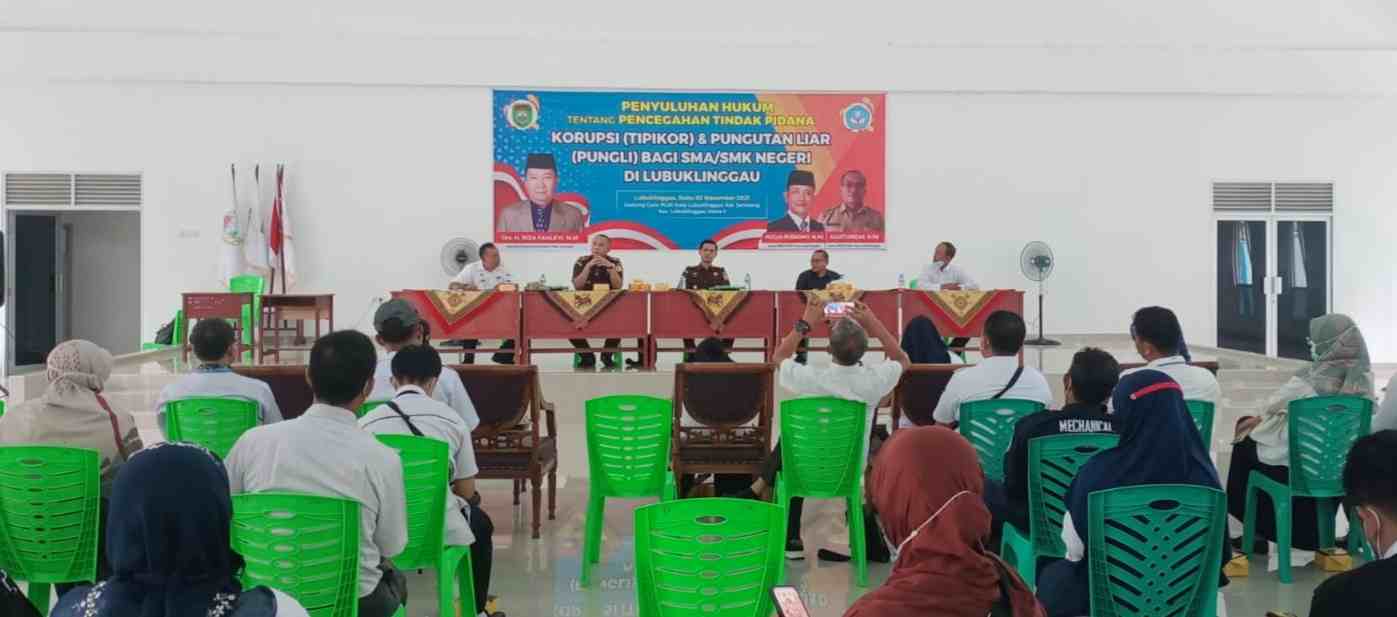 Pelajari Hukum Tipikor dan Pungli, MKKS SMA/SMK Gandeng Kejaksaan Negeri dan Polres Lubuklinggau