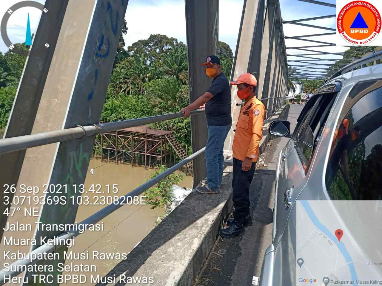 BPBD Musi Rawas Pantau Debit Air, Antisipasi Banjir