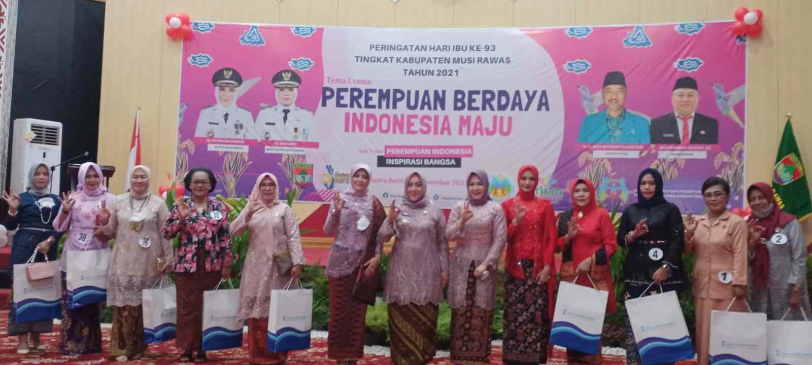 Tampil Anggun, Bupati Ucapkan Selamat Hari Ibu Musi Rawas