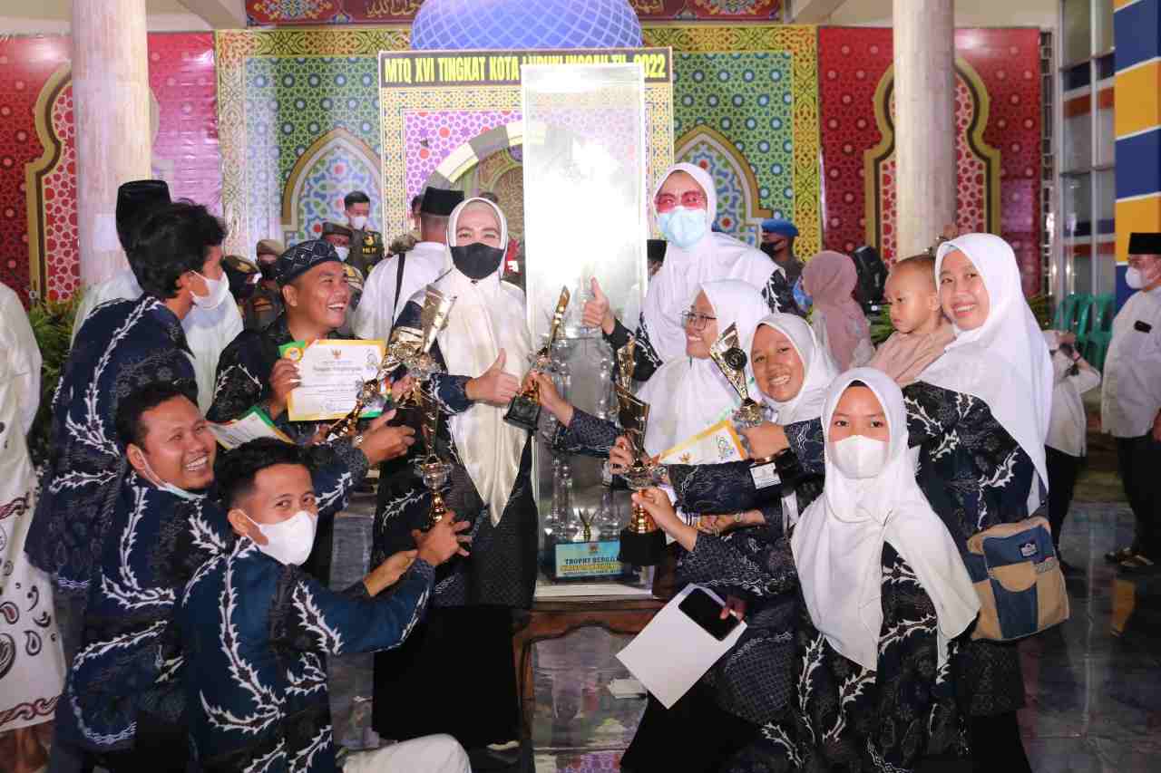 Raih 33 Tropi, Kecamatan Lubuklinggau Utara II Juara Umum MTQ XVI