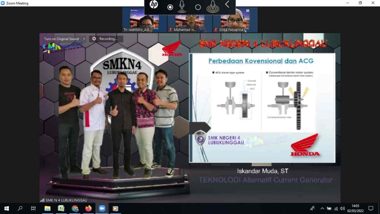 Guru SMKN 4 Juara Tingkat Sumsel Kontes Kreatif dan Pembelajaran Online