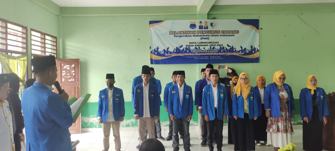 Mukmin, Dilantik Jadi Ketua Umum PMII Lubuklinggau