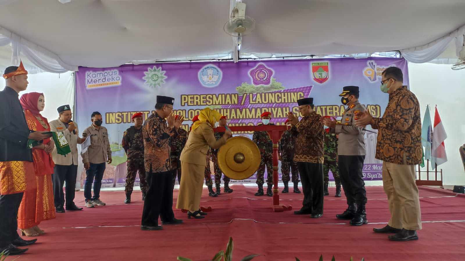 Bupati Hj Ratna Machmud Resmikan Institut Teknologi Muhammadiyah Sumatera