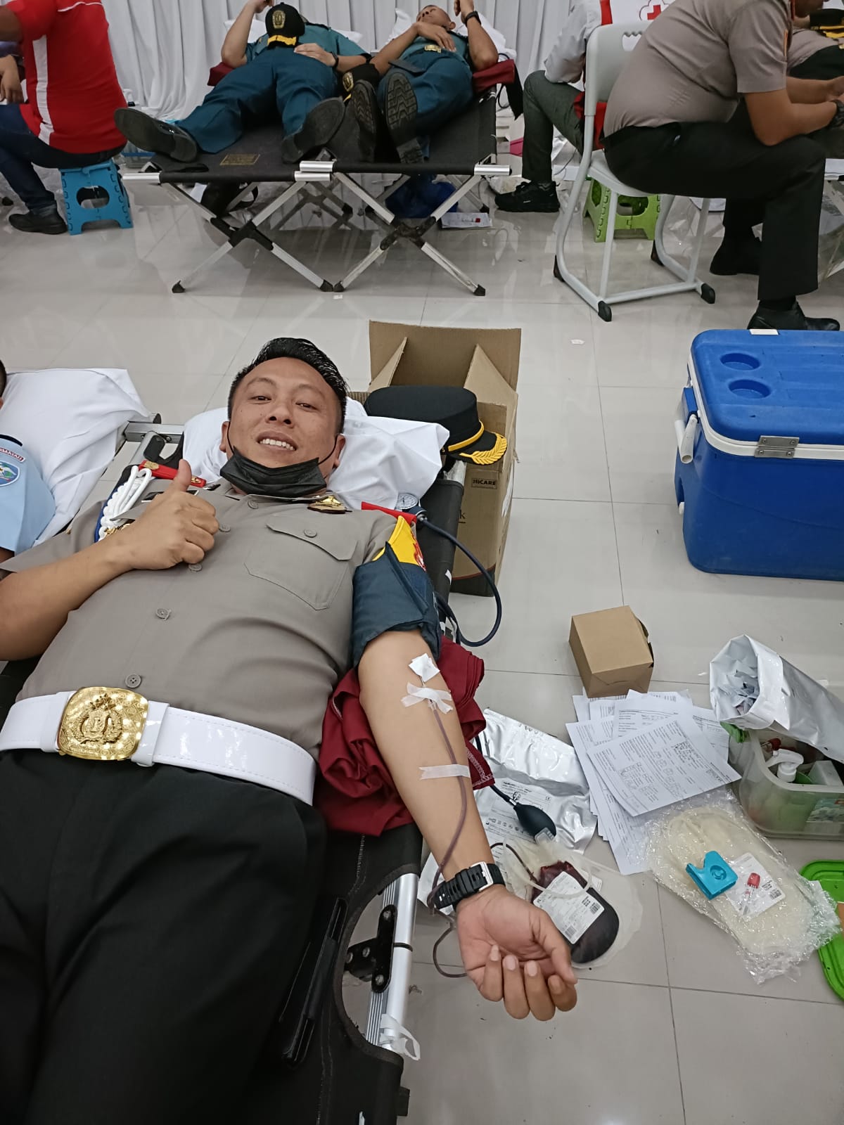Mantan Wakapolres Lubuklinggau Ikut Donor Darah