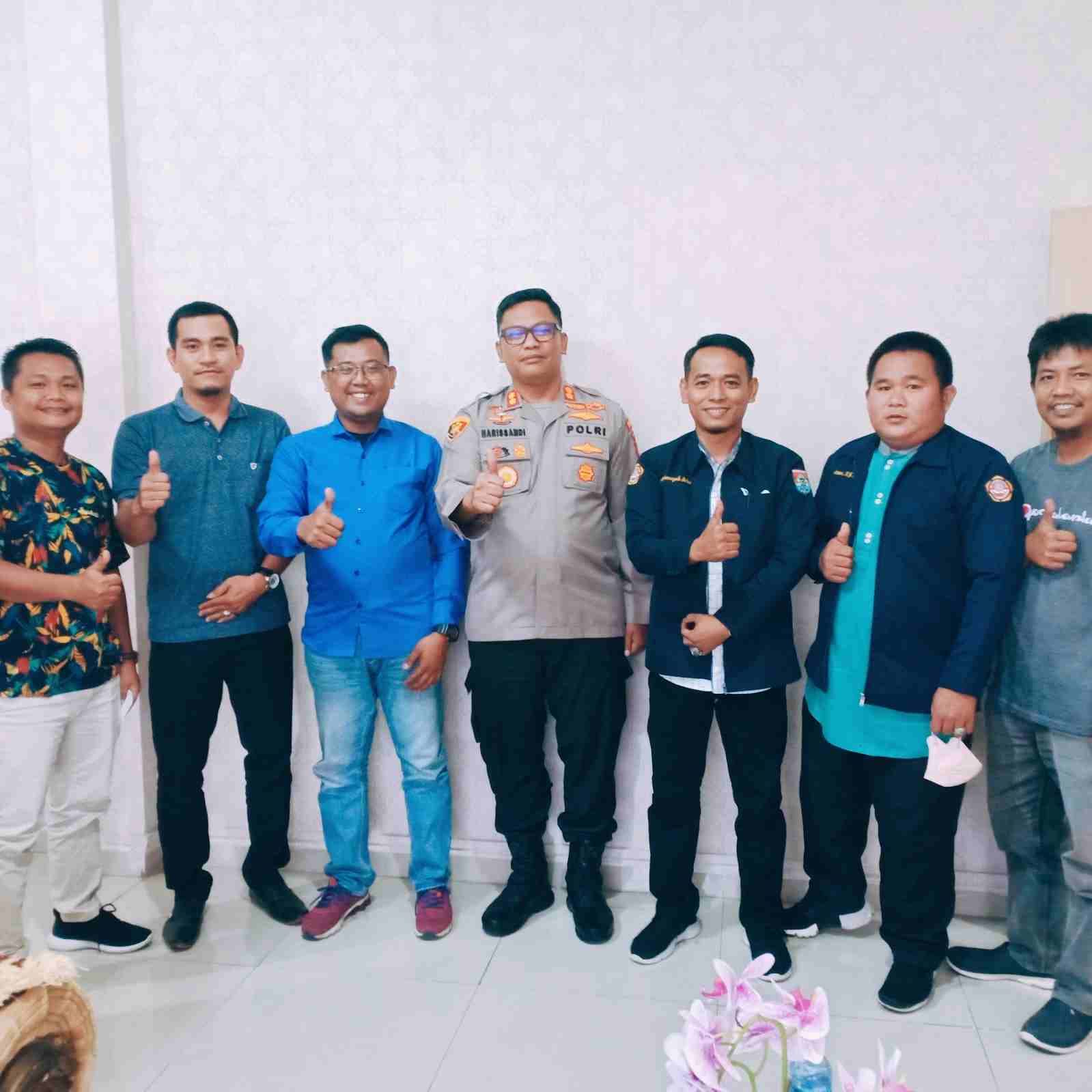Temu Kapolres, Pengurus Karang Taruna Siap Bersinergi