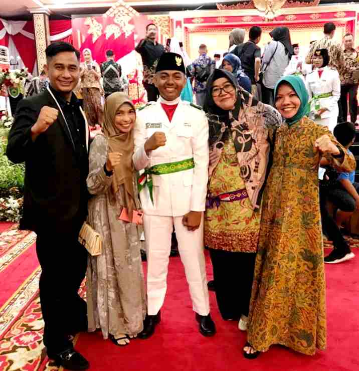 Anak Ketua BPPP Lubuklinggau, Dikukuhkan Jadi Anggota Paskibraka Provinsi Sumsel