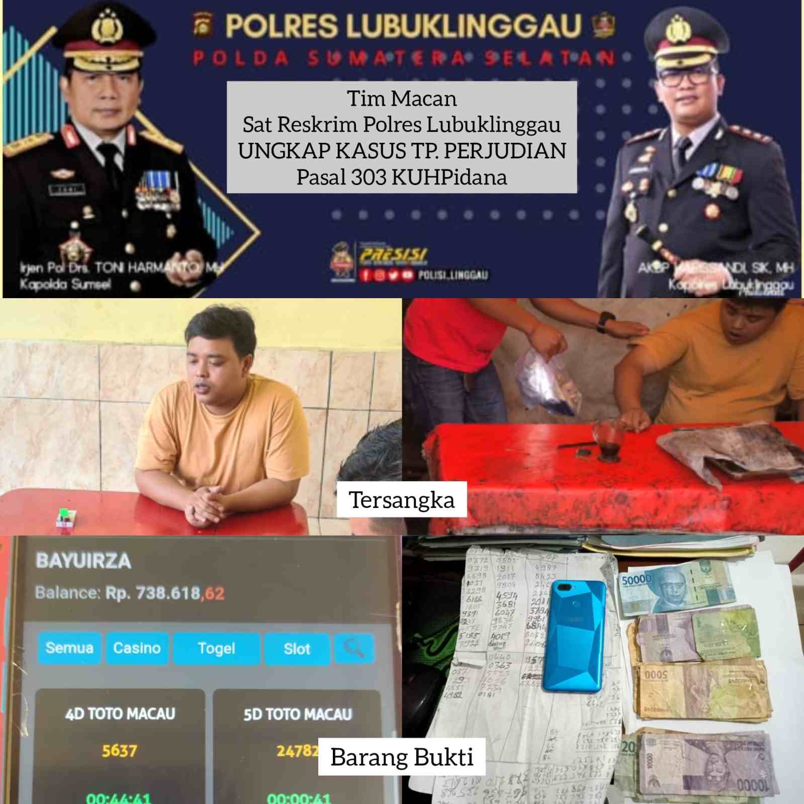 Ditangkap Saat Rekap Uang Togel Online