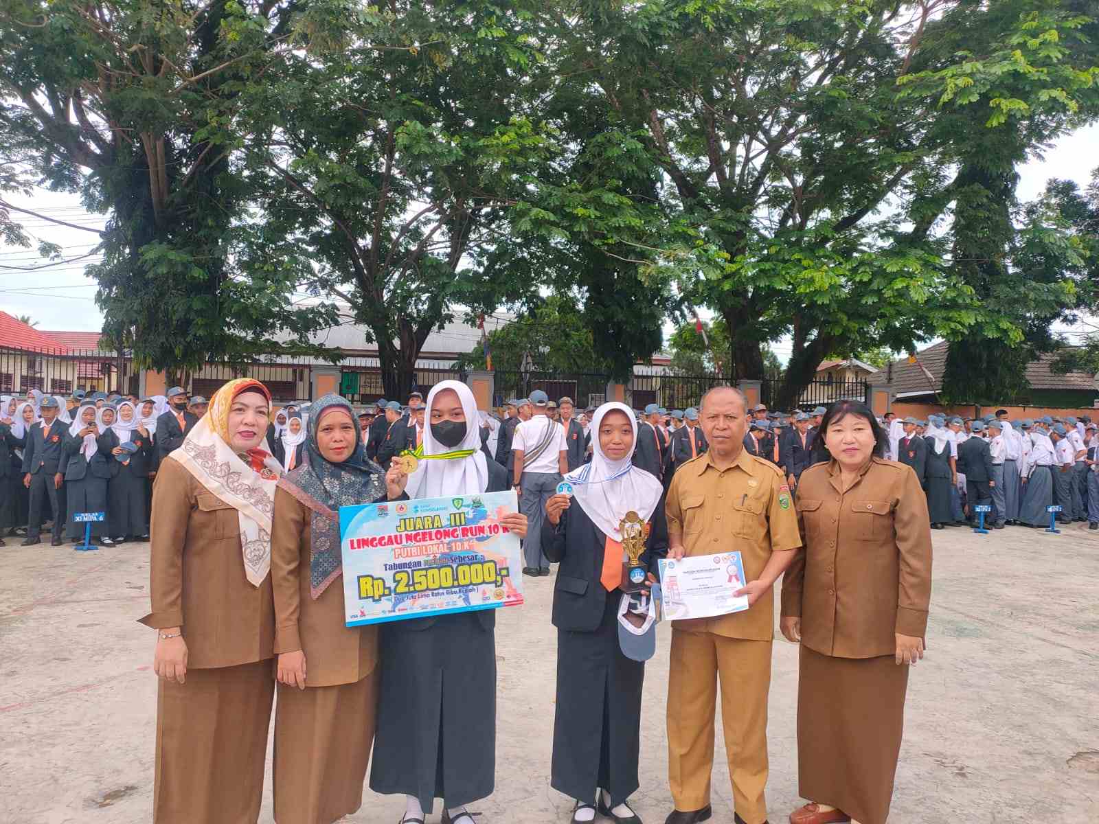 SMAN 1 Lubuklinggau Raih Prestasi di Popda dan Run 10 KM