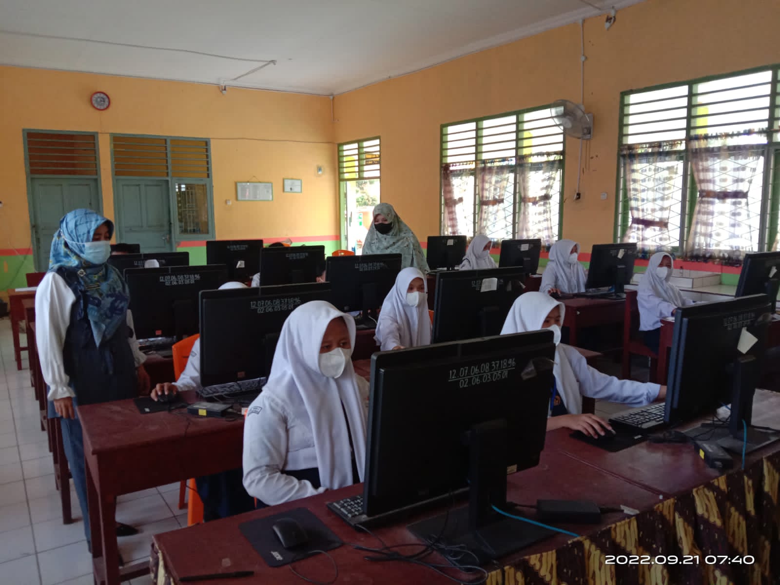 Tanpa Kendala, Pelaksanaan ANBK SMPN 6 Lubuklinggau Berjalan Lancar