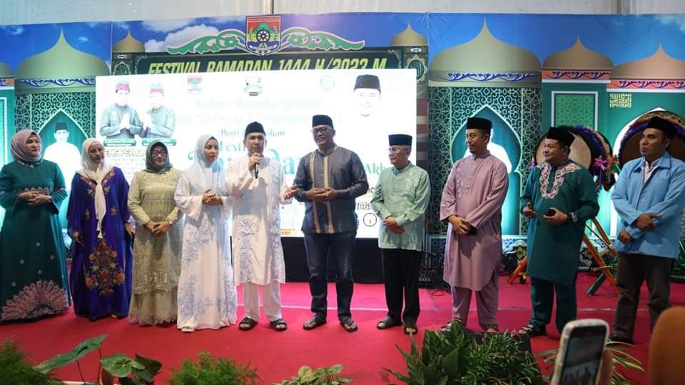 Walikota H SN Prana Putra Sohe Buka Festival Ramadhan dan Bazar UMKM