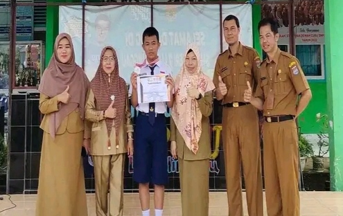 Pelajar SMPN 7 Lubuklinggau Juara II Kejuaraan Judo Tingkat Provinsi