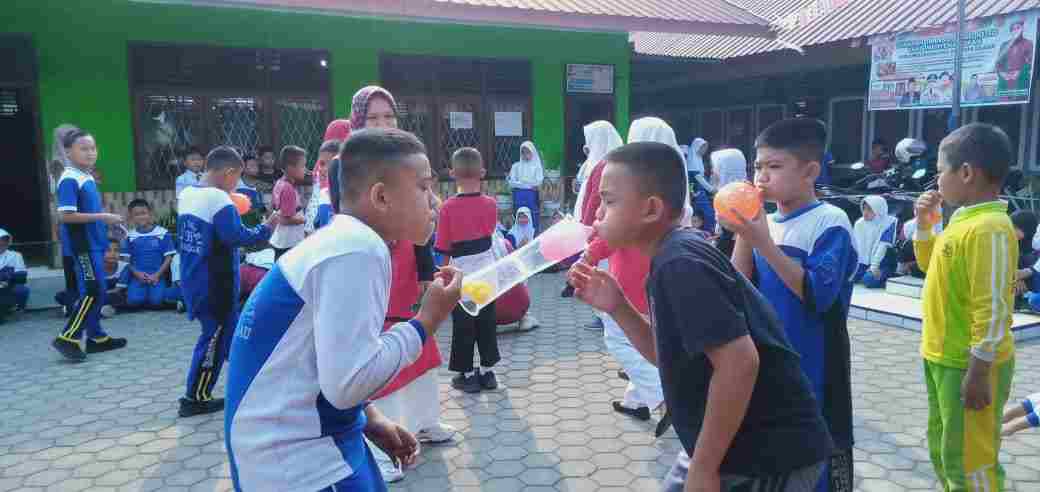 Peringatan HUT RI di SDN 33 Lubuklinggau Meriah