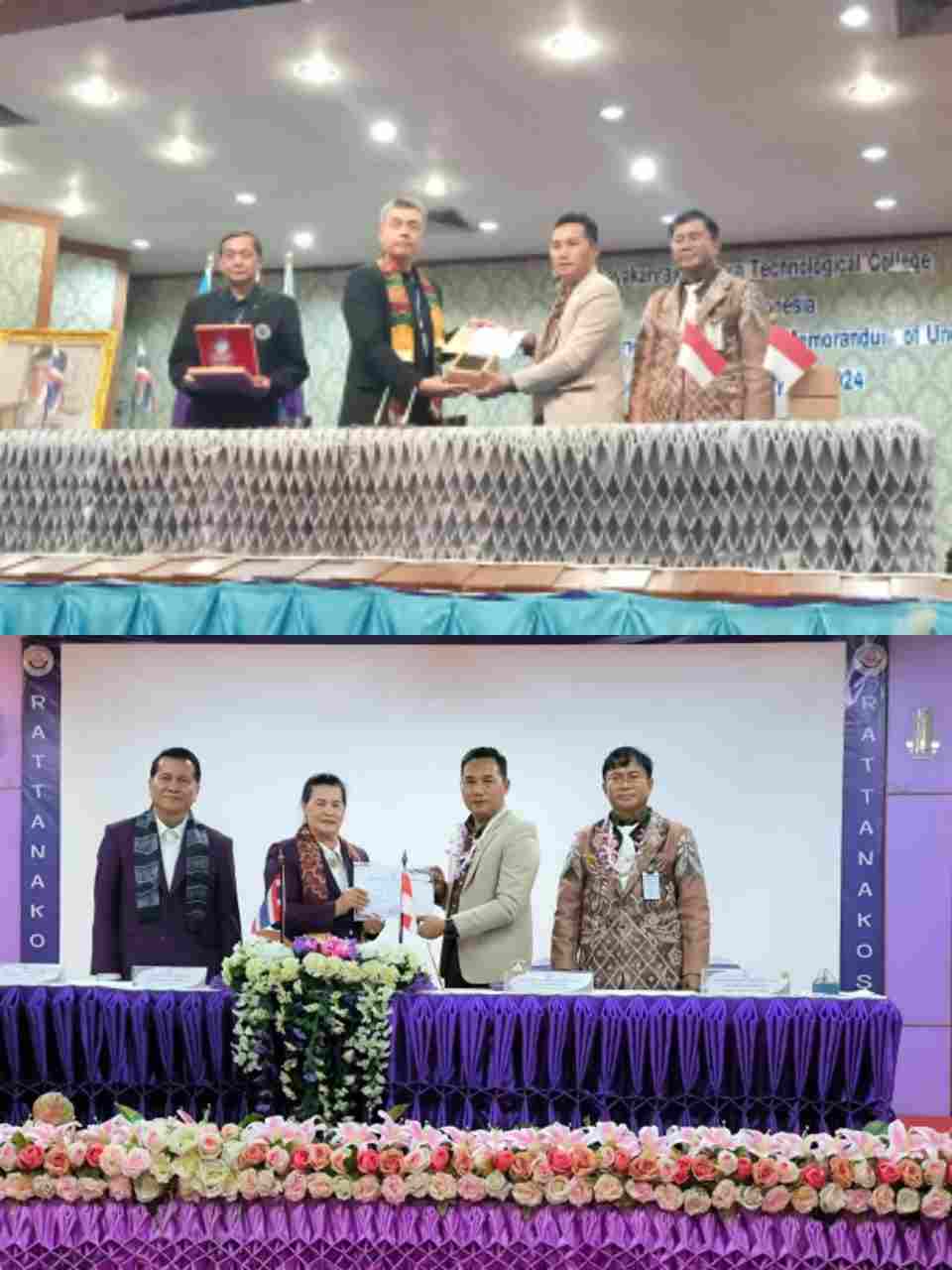 SMKN 3 Lubuklinggau MoU Dengan Rattanakosin Technologycal College dan Panitchayakanrajdamnern Technologycal College Bangkok Thailand