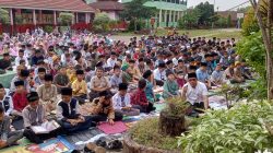 Pesantren Ramadhan SDN 58 Lubuklinggau Diisi Sholat Dhuha hingga Berbagi Sembako