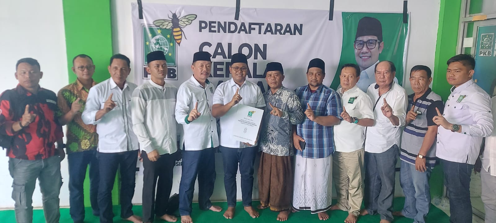 Dian Prasetyo Bacabup Mura Daftar ke PKB