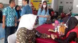Di Posko Pemenangan Winasta, Aksi Donor Darah Dilaksanakan