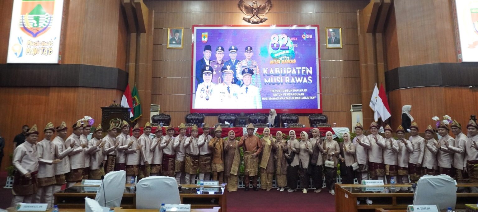 DPRD Musi Rawas Gelar Paripurna Istimewa Peringati HUT Kabupaten ke 82